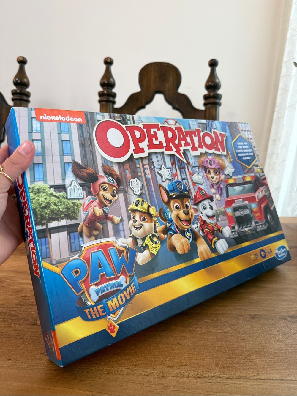 Nickelodeon Paw Patrol Operation Board Game - Blue, Yellow & Red